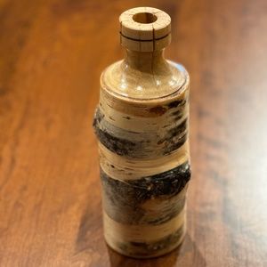 Handcrafted Wood Vase